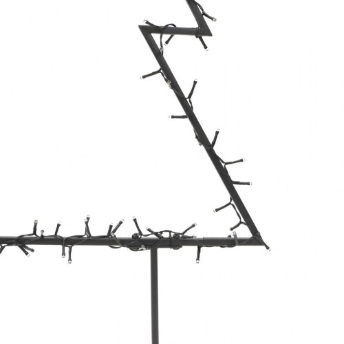 Juletræsdekoration med jordspyd og 80 LED - 60 cm