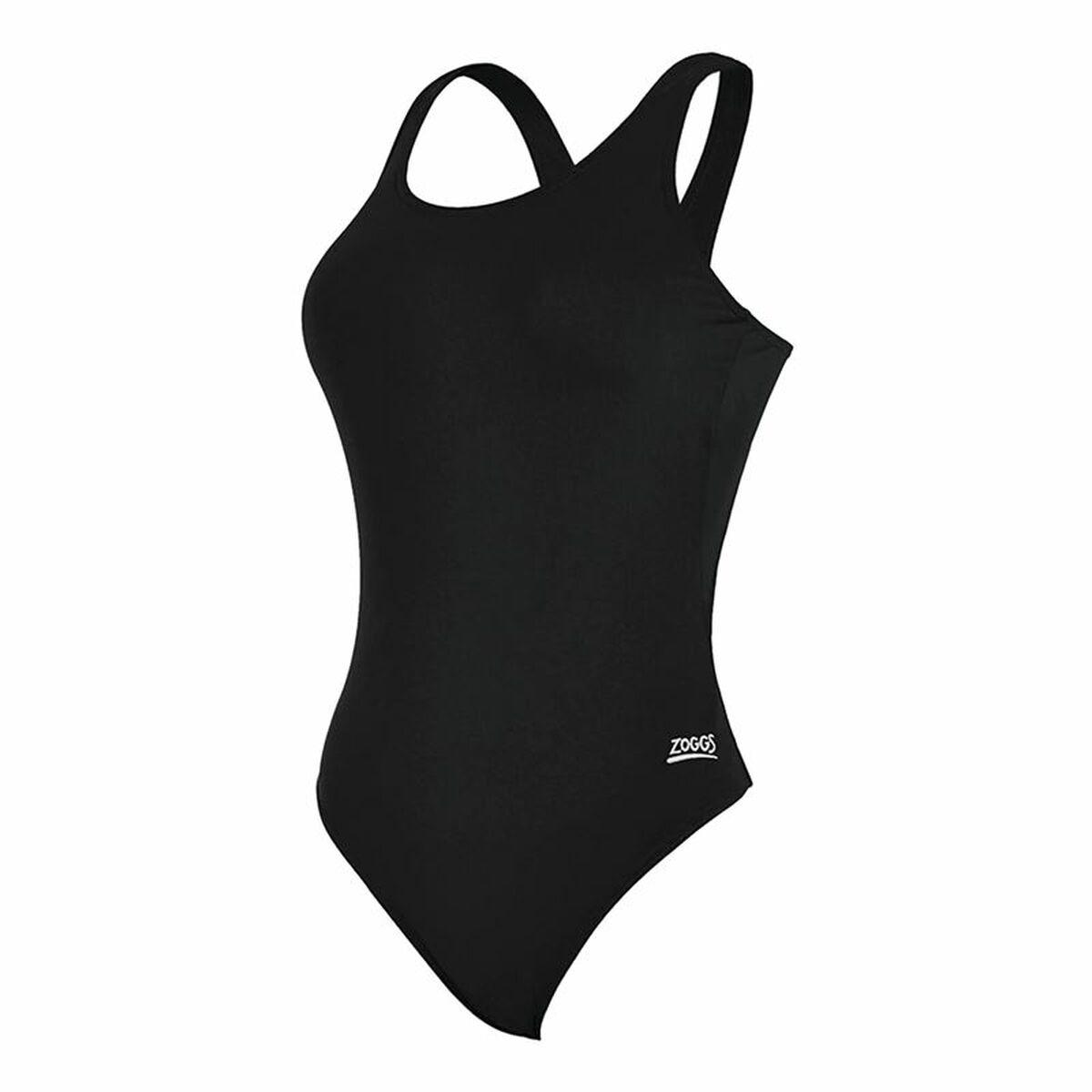Badedragt dame Zoggs Cottesloe Powerback - sort, str. 40