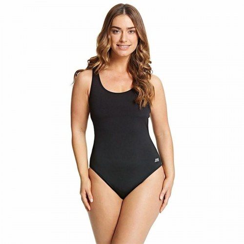 Badedragt dame Zoggs Cottesloe Powerback - sort, str. 40