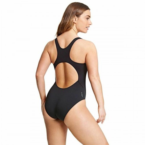 Badedragt dame Zoggs Cottesloe Powerback - sort, str. 40
