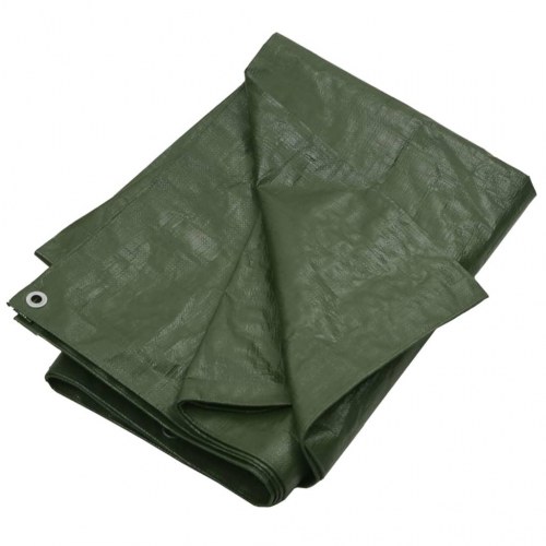 Presenning 4 x 4 m 180 g/m² HDPE - grøn
