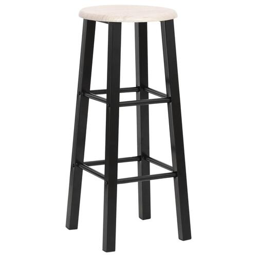 Barstole 2 stk. MDF sort