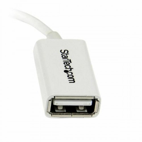 USB OTG kabel micro USB til USB - Startech - Hvid (10 cm)