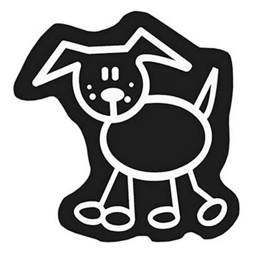 Klistermærke til bilen Family ADH06670 Hund Hvid