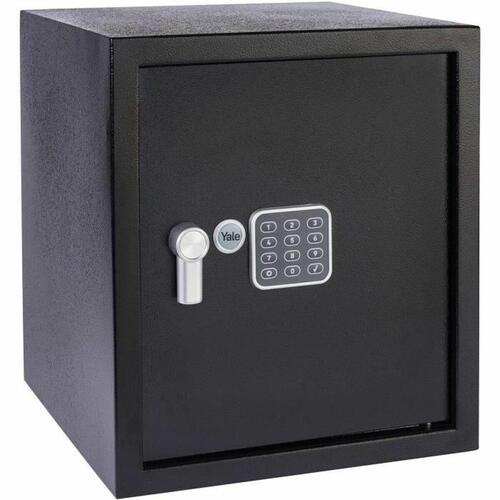 Pengeskab med elektronisk lås Yale Sort 40 L 39 x 35 x 36 cm Rustfrit stål