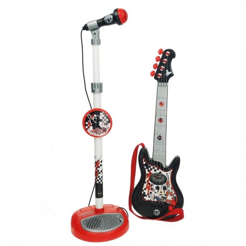 Legetøjsguitar med mikrofon - Mickey Mouse musikscene