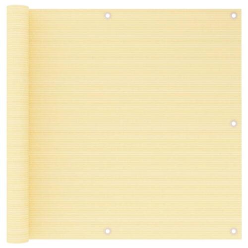 Altanafskærmning 90x500 cm HDPE beige