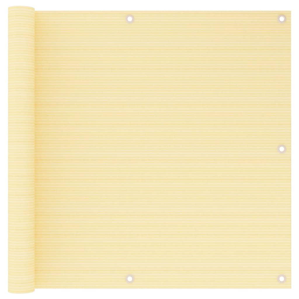 Altanafskærmning 90x500 cm HDPE beige