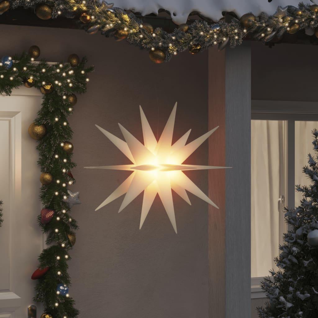 Billede af Juledekoration med LED-lys foldbar 100 cm hvid