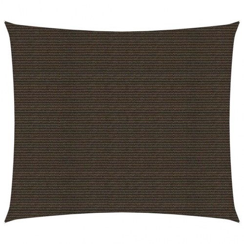 Solsejl 2,5 × 3 m - HDPE 160 g/m², brun rektangulær
