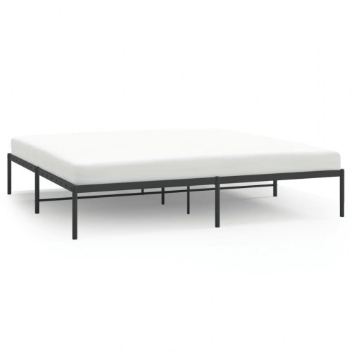Sengeramme 180x200 cm metal sort
