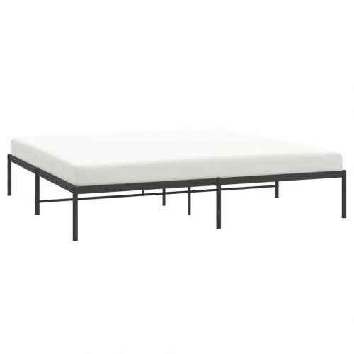 Sengeramme 180x200 cm metal sort