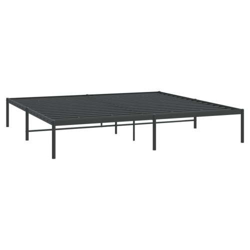 Sengeramme 180x200 cm metal sort