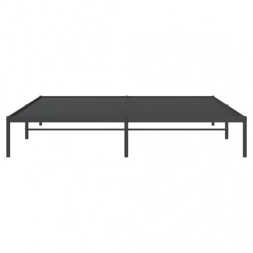 Sengeramme i metal - 183 x 213 cm, sort