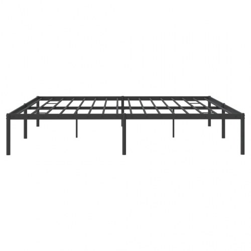 Sengeramme i metal - 183 x 213 cm, sort