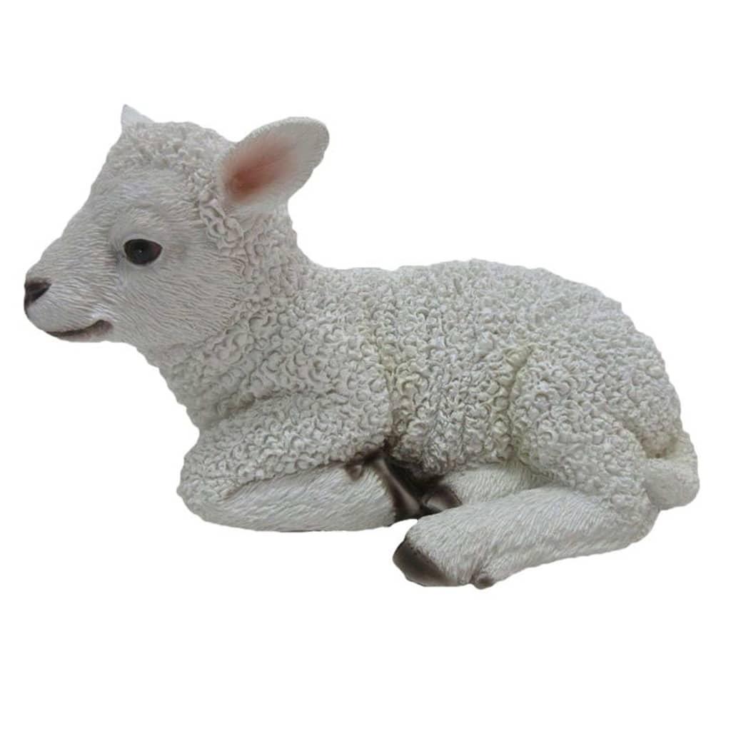 Havefigur Liggende Lam 17 6x10 8x10 5cm