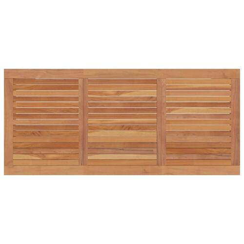 Havebord 200x90x75 cm massivt teaktræ