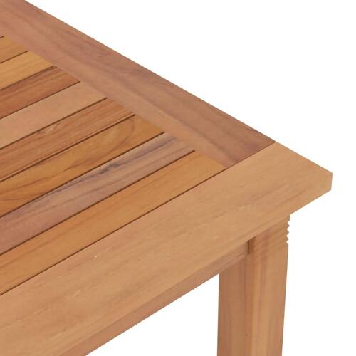 Havebord 200x90x75 cm massivt teaktræ