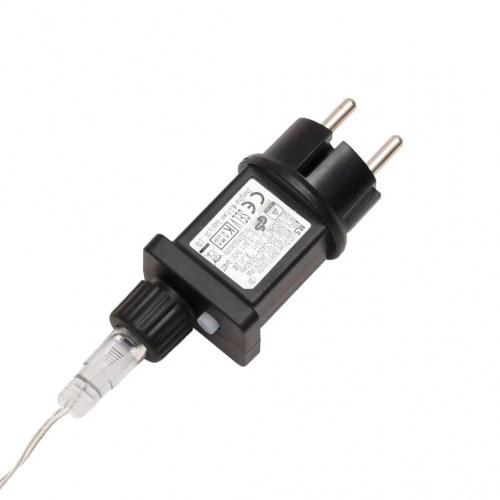 Juledekoration med 10 LED-stjerner 10 cm - gul, varm hvid