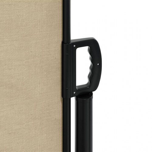Sammenrullelig sidemarkise 160 × 300 cm - beige privatlivsskærm
