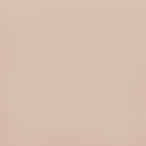 Sengeramme med sengegavl 100x200 cm kunstlæder cappuccinofarvet