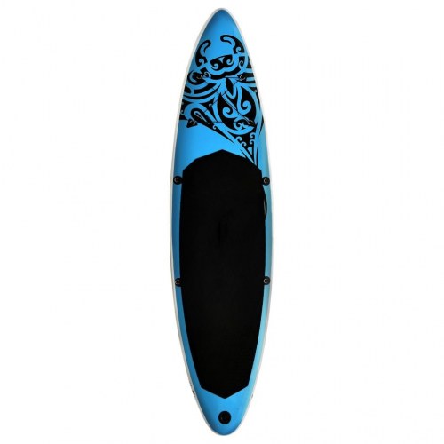 Oppusteligt paddleboardsæt 320x76x15 cm blå