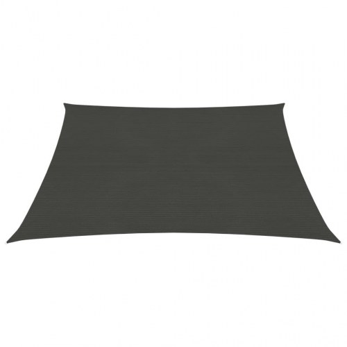 Solsejl 4,5×4,5 m - HDPE 160 g/m², antracitgrå