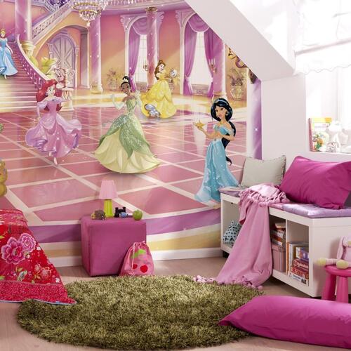 Komar fototapet Glitze Party Princess 368x254 cm lyserød