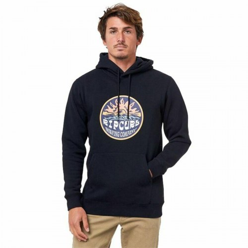 Rip Curl Tobar hættetrøje til mænd - Sort, str. M