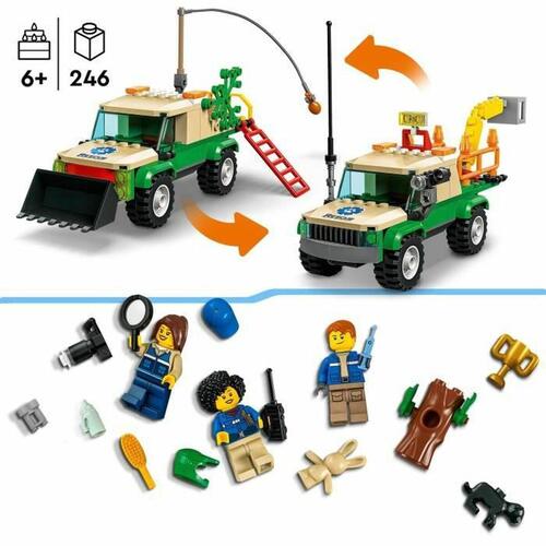 Playset Lego City 60353 Wild Animal Rescue Missions (246 Dele)