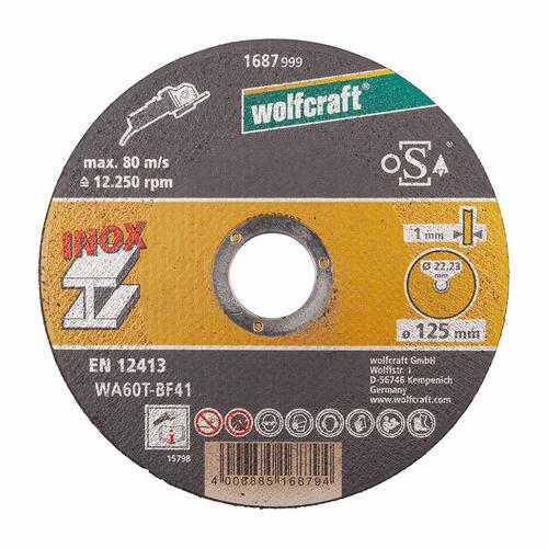Wolfcraft skæreskiver Ø 125 mm - 1 mm (10 stk.)