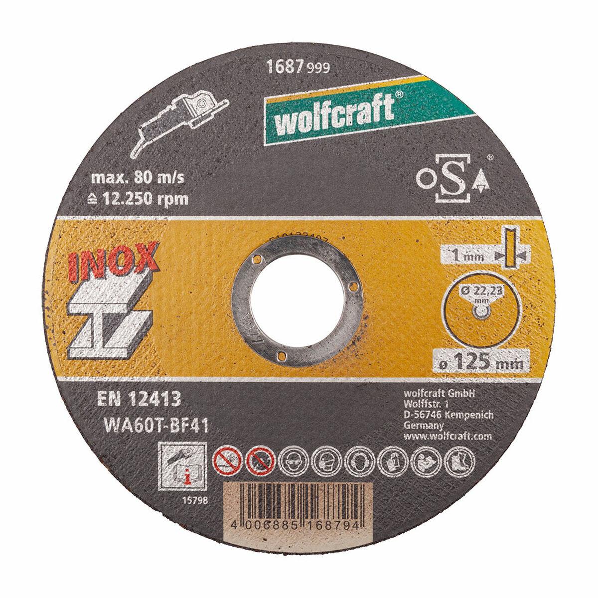 Wolfcraft skæreskiver Ø 125 mm - 1 mm (10 stk.)