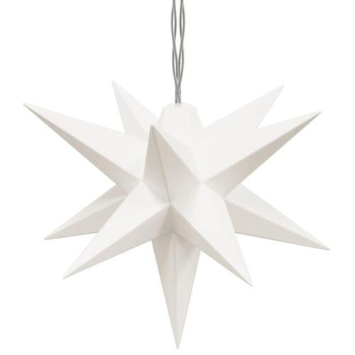Juledekoration med 10 LED'er 10 cm hvid