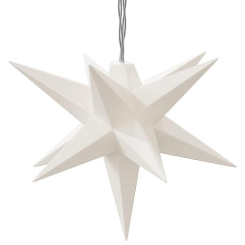 Juledekoration med 10 LED'er 10 cm hvid