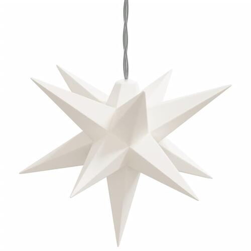 Juledekoration med 10 LED'er 10 cm hvid