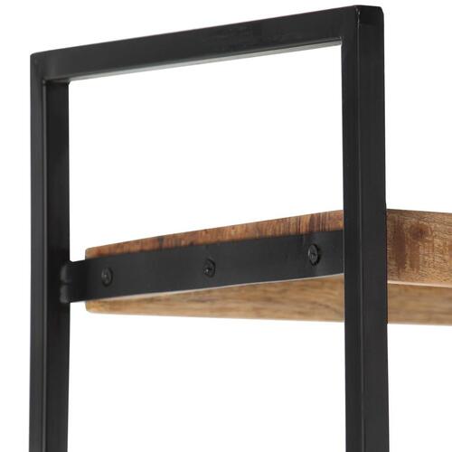 Bogreol i 4 niveauer 124 x 30 x 180 cm ru mangotræ