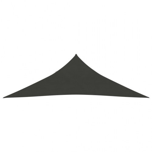 Solsejl trekant 3 × 3 × 3 m - HDPE 160 g/m², antracitgrå