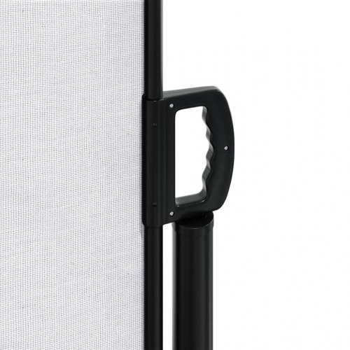 Sidemarkise 117 × 300 cm - sammenrullelig, hvid