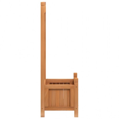 Plantekasse med espalier - brun 40 x 30 x 90 cm