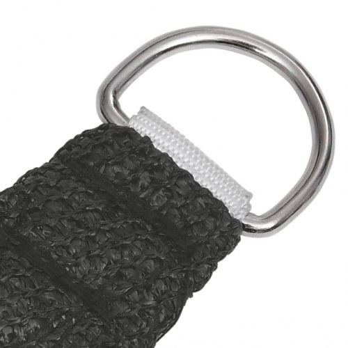 Solsejl 160 g/m² 4,5 × 4,5 × 4,5 m - trekant, HDPE, antracitgrå