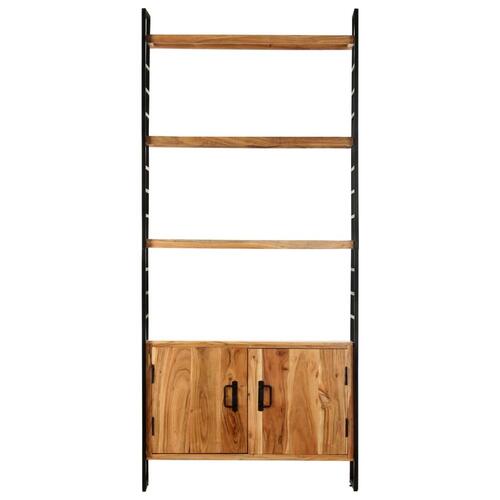Bogreol i 4 niveauer 80 x 30 x 180 cm ru mangotræ