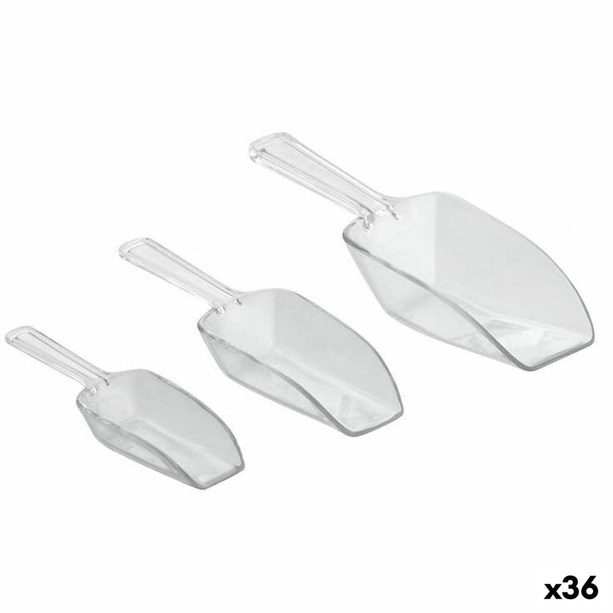 Sæt med måleskeer Quttin 3 Dele Plastik (36 Enheder)