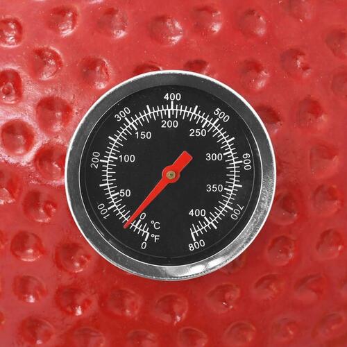 Kamado-røgegrill 76 cm keramisk