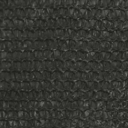 Solsejl 4x5x6,8 m 160 g/m² HDPE antracitgrå