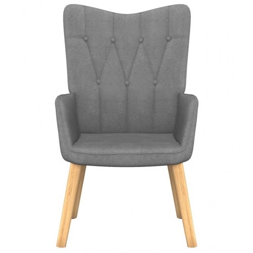 Lænestol stof mørkegrå