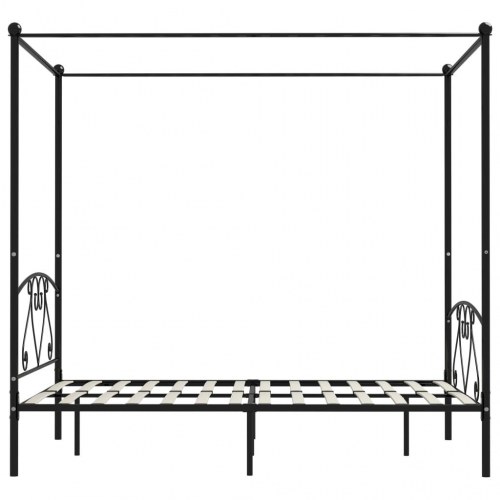 Himmelseng - sengestel i metal 140 x 200 cm, sort