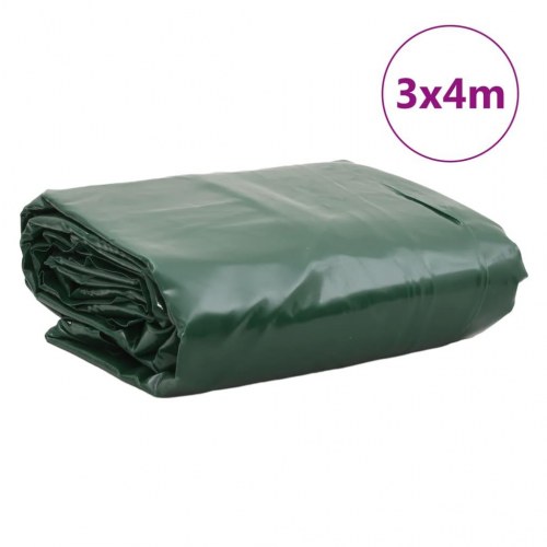 Presenning 3x4 m 650 g/m² grøn