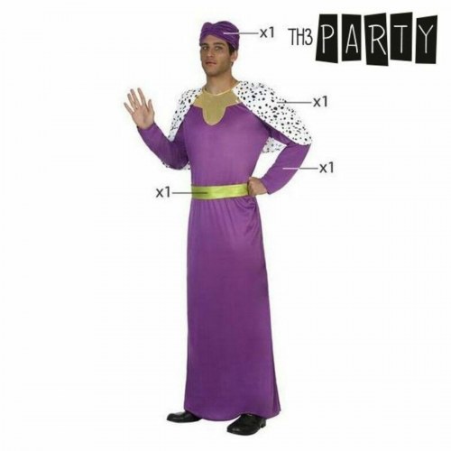 Kostume til voksne Violet Jul (3 Dele) - XL