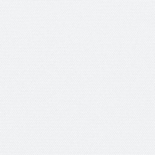 Sammenrullelig sidemarkise 200 × 500 cm - hvid