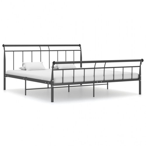 Sengestel 180x200 cm metal sort
